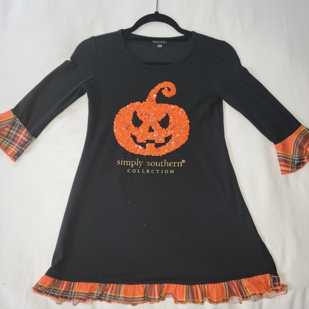Simply Southern Girls Halloween Dress Size Med